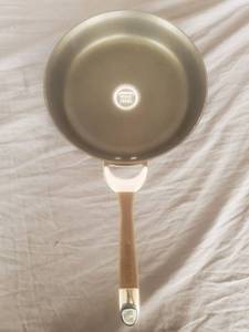 lot 1683 image: Circulon 82767 Symmetry Hard Anodized Nonstick Frying Pan Set  Fry Pan Set  Hard Anodized Skillet 10 Inch a Brown