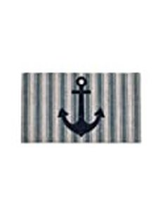 lot 1720 image: Abbott Coir Fibre Doormat, Striped Anchor, Natural Material