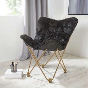 lot 1521 image: Urban Shop Mongolian Butterfly Chair