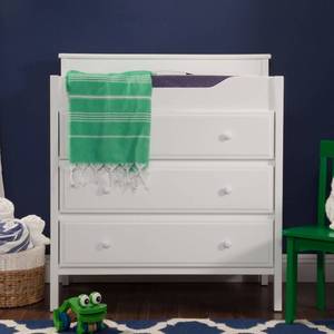 lot 1546 image: DaVinci Jayden 3-Drawer Changer Dresser in White Finish