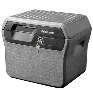 lot 1558 image: SentrySafe FHW40100 Fireproof Waterproof Box with Key Lock, 0.66 cu. ft