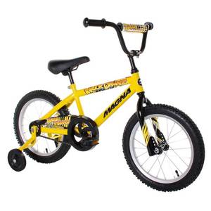 lot 1564 image: Dynacraft Magna Major Damage Boys Bike (16-Inch, YellowBlack)