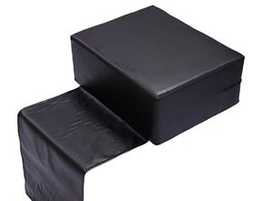 lot 1652 image: Barber Beauty Child Booster Seat Salon Spa Equipment Styling Chair Cushion Black