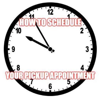lot 2 image: How to schedule your REQUIRED load out time