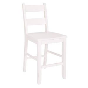 lot 1421 image: Bassett Kitchen Counter Stool in White