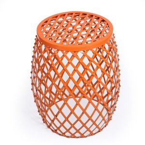 lot 1457 image: Adeco Trading Home Garden Accent Wire Round Stool