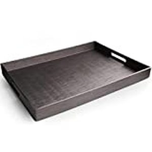lot 1944 image: Jay Import Gray Rectangular Tray