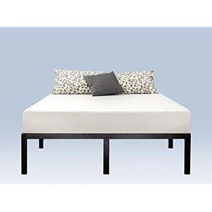 lot 4446 image: Zinus 14 Inch Classic Metal Platform Bed Frame with Steel Slat Support ,Queen