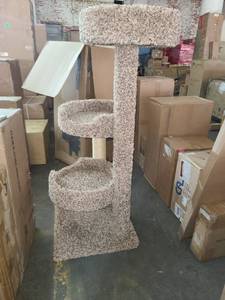 lot 4483 image: New Cat Condo 50-in Premier Cat Tree
