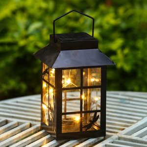 lot 4487 image: Winsome House Starry Night Solar Lantern