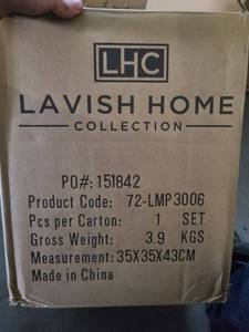 lot 4507 image: Table Lamp Set of 2