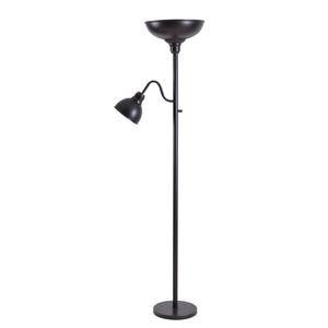 lot 5836 image: Dale Oil Rubbed Bronze Mother and Son Floor Lamp