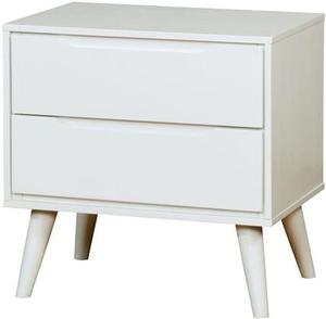 lot 5847 image: White Nightstand, 24 H
