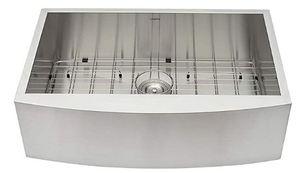 lot 1427 image: Logmey Handmade Stainless steel sink