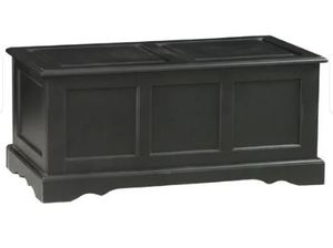 lot 1903 image: Antique Black Devonshire Blanket Chest