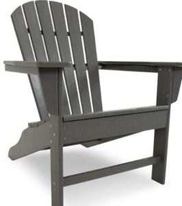 lot 1917 image: Madison Outdoor Adirondack Chair Dark Grey