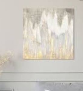 lot 1953 image: Oliver Gal Golden Caves Abstract Wall