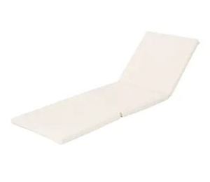 lot 4473 image: Nadine Outdoor Fabric Chase Louge Chair Cushion Cream Color Cushion