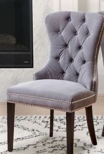 lot 4486 image: Versailles Tufted Velvet Dining Chair