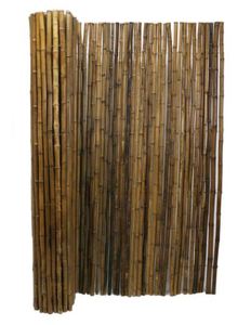 lot 4499 image: Black Bamboo Panel Fence for Backyard height4ft