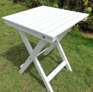 lot 4508 image: Internatonal caravan Royal Fiji Arcadia 16 by 16 inch floating side table antique white