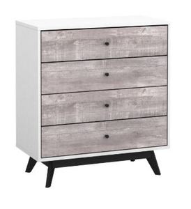 lot 5846 image: Simple Living Crislana 4-Drawer Chest (White)