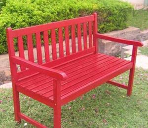 lot 5854 image: International Caravan Hightland Acacia 48 Garden Bench