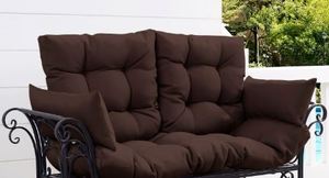 lot 5856 image: Art Leon Outdoorindoor Home Chair Seat Cushions 5 Pieces Seat And Back Cushion
