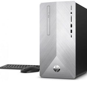 lot 5862 image: Hp 3lb24aarabl Pavilion 595-p0039c Desktop I5-8400 8gb 1tb Optane-16gb Rx 550