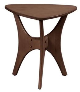 lot 5882 image: Blaze Triangle Wood End Table