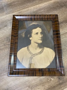 lot 2015 image: Vintage framed print called Christ At 12 Years Old by Heinrich Hofmann