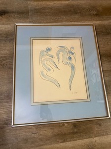 lot 2017 image: Framed Matisse La Danse Lithograph or print