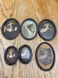 lot 2026 image: 3 Parkinson Cupid framed prints 1897