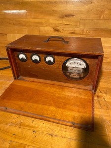lot 2045 image: Vintage meter box type JS