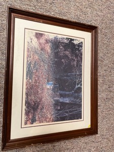 lot 2057 image: vintage Thomas Palmerton Limited edition print Brownville Nebraska.