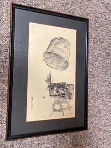 lot 2059 image: Vintage Thomas Palmerton bucket print numbered edition in Brownville Nebraska