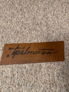 lot 2060 image: Thomas Palmerton signature board Brownville Nebraska