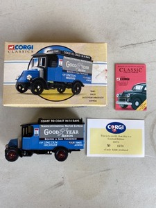 lot 2096 image: Corgi Classics Mack Goodyear Wingfoot express diecast truck