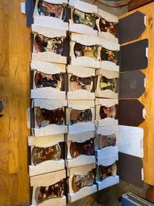 lot 2107 image: lot of 18 Norman Rockwell collector plates made by the Knowles Company Limited editions