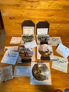 lot 2108 image: Lot of five duck collector plates