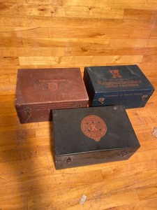 lot 2130 image: The House of Kuppenheimer Department of Special Orders Vintage Boxes