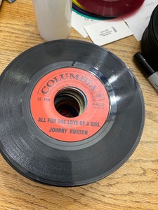 lot 2140 image: Lot of 50 vintage 45 RPM records lot two
