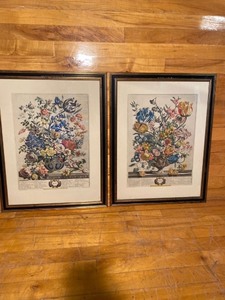 lot 2158 image: Two vintage framed engravings by Fletcher