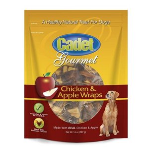 lot 901 image: Cadet Premium Gourmet Wraps Dog Treats Chicken & Apple 14 oz.
