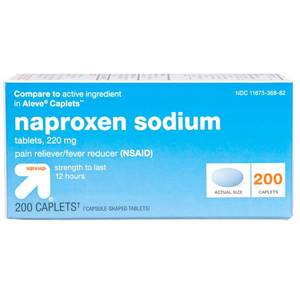 lot 939 image: Naproxen Sodium (NSAID) Pain Reliever & Fever Reducer Caplets - 200ct - Up&Up