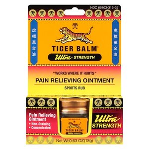 lot 955 image: Tiger Balm Ultra Strength  Camphor (Synthetic) and Menthol  OINTMENT