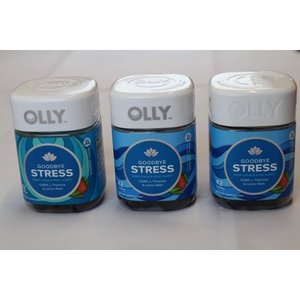 lot 956 image: OLLY GOODBYE STRESS BERRY VERBENA 42 GUMMIES EACH (3PK) Exp 2020