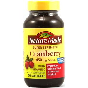 lot 990 image: Nature Made Super Strength Cranberry 450 mg Softgels - 60 Count