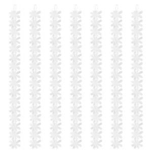 lot 2059 image: 7ct Floral Crepe Die Backdrop White - Spritz