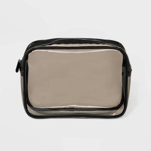 lot 2061 image: Clutch Clear Pouch - Shade & Shore Black